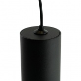 Светильник потолочный на подвесе Feron ML1028 Barrel levitation MR11 35W 230V GU10 черный D40*H250