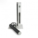 Светильник потолочный на подвесе Feron ML1028 Barrel levitation MR11 35W 230V GU10 черный D40*H250