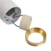 Светильник настенный Feron ML1015 под лампу MR11 35W GU10, белый + золото