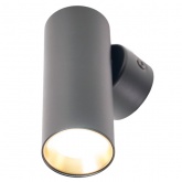 Светильник настенный Feron ML1015 под лампу MR11 35W GU10, черный + золото