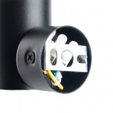 Светильник настенный Feron ML1015 под лампу MR11 35W GU10, черный + золото