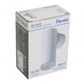 Светильник настенный Feron ML1025 под лампу MR11 35W GU10, белый