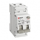 Дифавтомат EKF PROxima АВДТ-63N 1P+N C32А 30мА тип АС однофазный электромеханический 6кА (дифференциальный автомат, АВДТ)