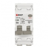 Дифавтомат EKF PROxima АВДТ-63N 1P+N C6А 100мА тип АС однофазный электромеханический 6кА (дифференциальный автомат, АВДТ)