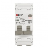 Дифавтомат EKF PROxima АВДТ-63N 1P+N C40А 100мА тип АС однофазный электромеханический 6кА (дифференциальный автомат, АВДТ)