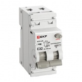 Дифавтомат EKF PROxima АВДТ-63N 1P+N C32А 300мА тип АС однофазный электромеханический 6кА (дифференциальный автомат, АВДТ)