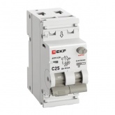 Дифавтомат EKF PROxima АВДТ-63N 1P+N C25А 30мА тип АС однофазный электронный 6кА (дифференциальный автомат, АВДТ)