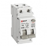 Дифавтомат EKF PROxima АВДТ-63N (S) 1P+N C32А 100мА тип АС однофазный селективный электронный 6кА (дифференциальный автомат, АВДТ)