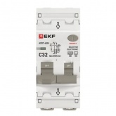 Дифавтомат EKF PROxima АВДТ-63N (S) 1P+N C32А 300мА тип АС однофазный селективный электронный 6кА (дифференциальный автомат, АВДТ)