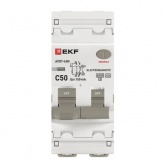 Дифавтомат EKF PROxima АВДТ-63N 1P+N C50А 100мА тип А однофазный электромеханический 6кА (дифференциальный автомат, АВДТ)