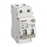 Дифавтомат EKF PROxima АВДТ-63N 1P+N C32А 300мА тип А однофазный электромеханический 6кА (дифференциальный автомат, АВДТ)