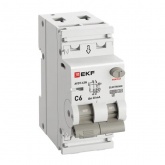 Дифавтомат EKF PROxima АВДТ-63N 1P+N C6А 30мА тип А однофазный электронный 6кА (дифференциальный автомат, АВДТ)
