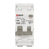 Дифавтомат EKF PROxima АВДТ-63N 1P+N C63А 300мА тип АС однофазный электромеханический 6кА (дифференциальный автомат, АВДТ)