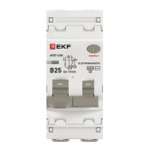 Дифавтомат EKF PROxima АВДТ-63N 1P+N B25А 10мА тип АС однофазный электромеханический 6кА (дифференциальный автомат, АВДТ)