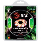 Светодиодная лента для растений ЭРА FITO-Strip Light-Ra90-3m 27W 12V IP65 полного спектра + адаптер