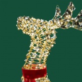 Светодиодная фигура Neon-Night Олень 30Led цвет теплый белый 37см питание 3хAA (не в комплекте)