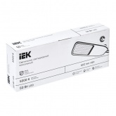 Консольный светодиодный светильник ИЭК LED ДКУ 1004-50Ш 50W 5000K IP65 серый d48mm