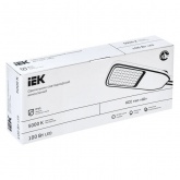 Консольный светодиодный светильник ИЭК LED ДКУ 1004-100Ш 100W 5000K IP65 серый d60mm