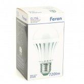 Лампа аккумуляторная Feron EL116 A60 9W 6500K Е27 AC/DC 720Lm Li-Ion аккумулятор 3,7V 1200mAh 3ч