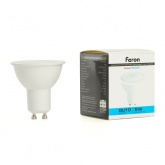 Лампа аккумуляторная Feron EL110 MR16 5W 6500K GU10 AC/DC 400Lm Li-Ion аккумулятор 3,7V 300mAh 2,5ч