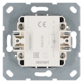 Выключатель одноклавишный c индикацией Jasmart G 10A, белый глянцевый