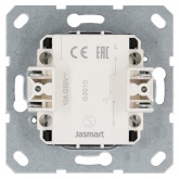 Кнопка Jasmart G 10A, белый глянцевый