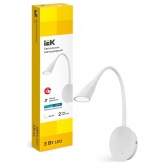 Светильник светодиодный ИЭК 4701 настенный 3W 3000K IP20 белый