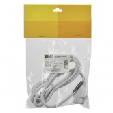 Кабель питания 1.5м ИЭК белый для светильников PRO 1020/1022