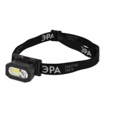 Фонарь налобный ЭРА GA-814 5W COB + 5W LED аккумуляторный, 5 режимов сенсорное управление