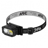 Фонарь налобный ЭРА GA-814 5W COB + 5W LED аккумуляторный, 5 режимов сенсорное управление