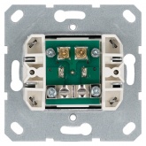 Розетка TV Jasmart G d9.5мм проходная, белый глянцевый