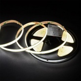 Светодиодная COB лента ИЭК 480LED 11Вт/м 4200K 24В IP20 5000х8мм (упаковка 5 м)