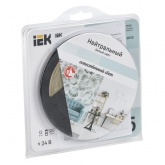 Лента светодиодная ИЭК LED LSR 2835 NW 120Led/m 12W/m 4000K 24V IP20 белый 8mm (уп. 5м)