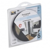 Лента светодиодная ИЭК LED LSR 2835 W 120Led/m 12W/m 6500K 24V IP20 белый 8mm (уп. 5м)