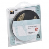 Лента светодиодная ИЭК LED LSR 5050 NW 60Led/m 14.4W/m 4000K 24V IP20 белый 10mm (уп. 5м)