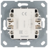 Выключатель одноклавишный c индикацией Jasmart G 10A, черный матовый