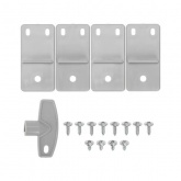 Щит накладной Rexant ЩМПп с монтажной панелью 500х350х190мм ABS УХЛ1 IP65