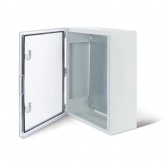 Щит накладной Rexant ЩМПп с прозрачной дверцей и монтажной панелью 400х300х170мм ABS УХЛ1 IP65