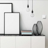 Рамка Jasmart G-Classic  1-постовая, белый глянцевый