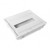 Встраиваемый силовой щит EKF PROxima Nova (1х12) 12 модулей с металлической дверью IP41 белый