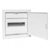 Встраиваемый силовой щит EKF PROxima Nova (1х12) 12 модулей с металлической дверью IP41 белый