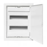 Встраиваемый силовой щит EKF PROxima Nova (2х12) 24 модуя с металлической дверью IP41 белый