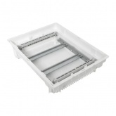 Встраиваемый силовой щит EKF PROxima Nova (2х12) 24 модуя с металлической дверью IP41 белый