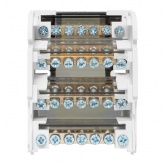 Модульный распределительный блок (кросс-модуль) EKF 4х7 контактов 100A