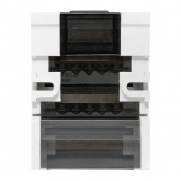 Модульный распределительный блок (кросс-модуль) EKF 4х7 контактов 100A