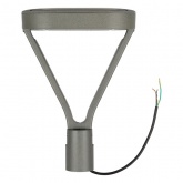 Светильник светодиодный садово-парковый ЭРА SPP-505-0-50K-050 50W 5000K 7000Lm IP65 КСС Д серый