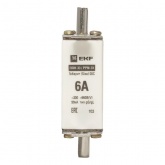 Плавкая вставка EKF ППН-33 100/ 6А габарит 00С