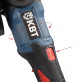 Угловая шлифовальная машина КВТ GB-20-125R без АКБ и ЗУ максимальным размером оснастки до 125 мм