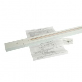 Шинопровод CAB1007 для трековых светильников, белый 2м (в наборе токоввод, заглушка, крепление)