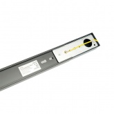 Шинопровод CAB1007 для трековых светильников, черный 1м (в наборе токоввод, заглушка, крепление)